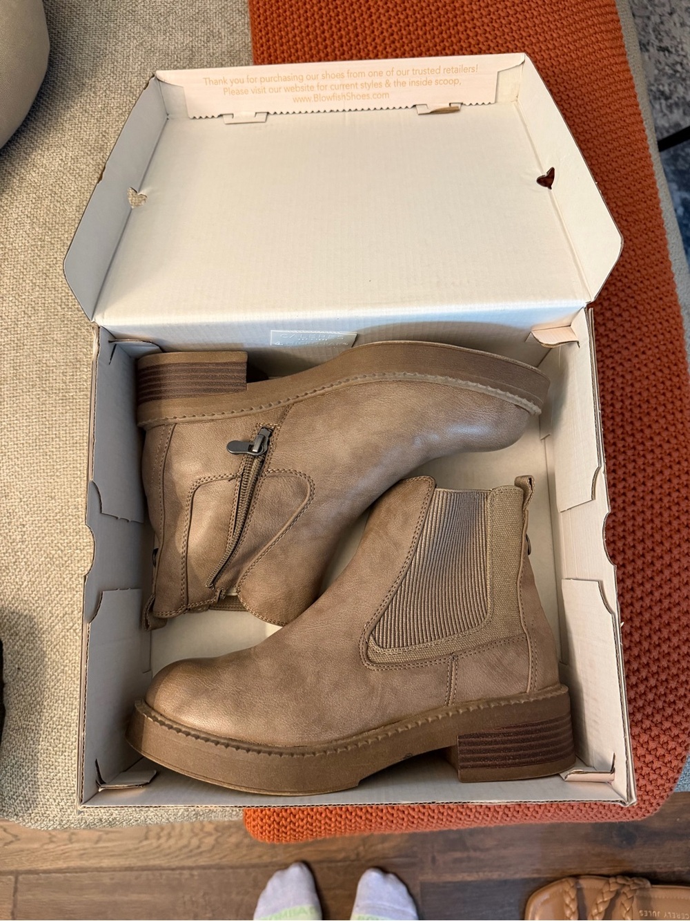 Women's Taupe Ankle Boots